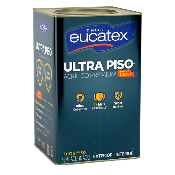 Eucatex Ultra Piso Cinza 18L 