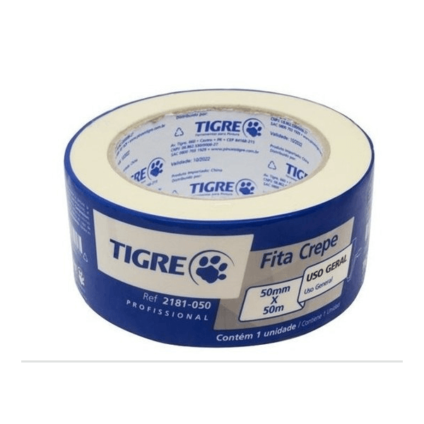 Fita Crepe 48mm x 50M Tigre 