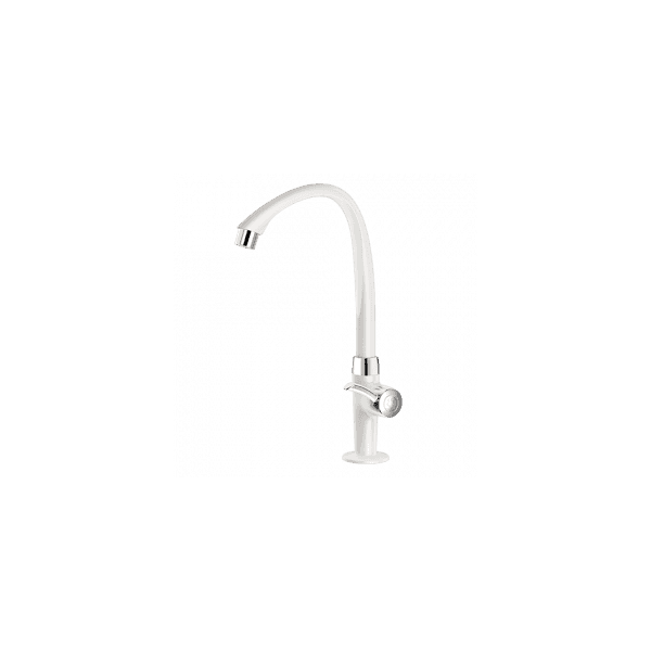 Torneira Cozinha Mesa Bica Alta Móvel Linea Branco e Cromado 1/2 Tigre 