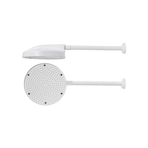 AS CHUVEIRO PLASTICO BRANCO 8 X1/2