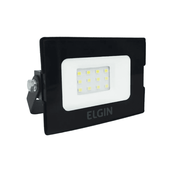 Projetor Led 10w 6500k Preto Elgin