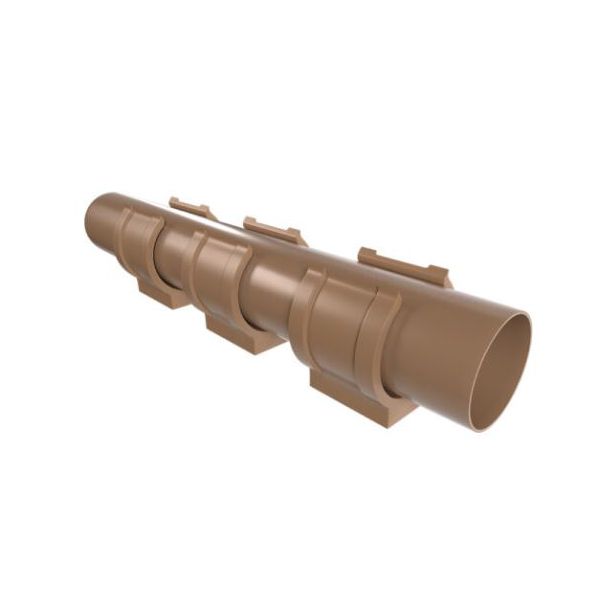 EST ABRAÇADEIRA IMPACTO 1" MARROM