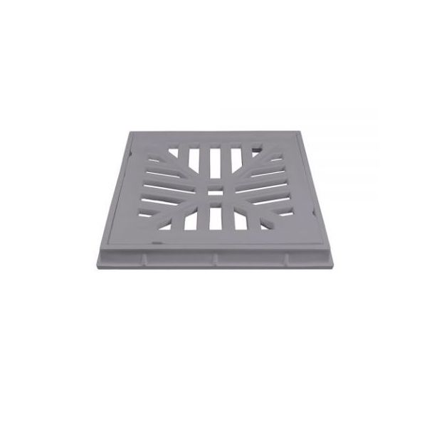 EST GRELHA DECORA C/P.GRELHA 30X30CM CINZA
