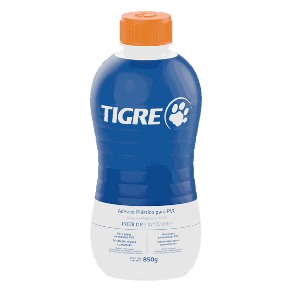  ADESIVO FRASCO PLAST. INCOLOR 850 GR TIGRE