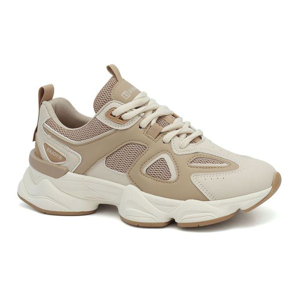 TÊNIS FEMININO CASUAL RAMARIM 2590231-1 MOCCA LANÇAMENTO