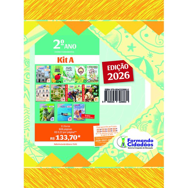 Formando Cidadãos - 2° Ano - Kit A - Ensino Fundamental 1 - REFORMULADO 2026