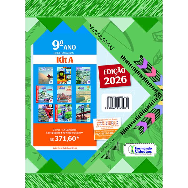 Formando Cidadãos - 9° Ano - Kit A - Ensino Fundamental 2 - REFORMULADO - 2026
