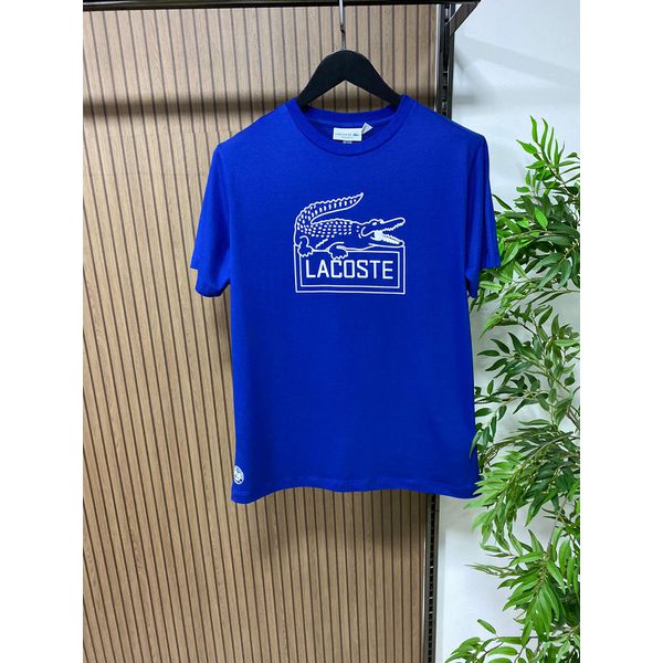 CAMISETA MC LACOSTE ESTAMPA CROCO CENTRAL 