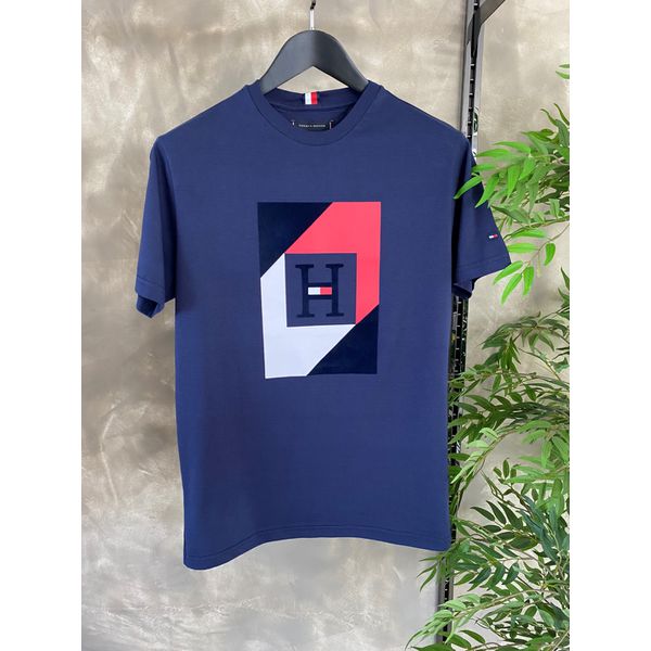 CAMISETA MC TOMMY HILFIGER H CENTRO VELUDO