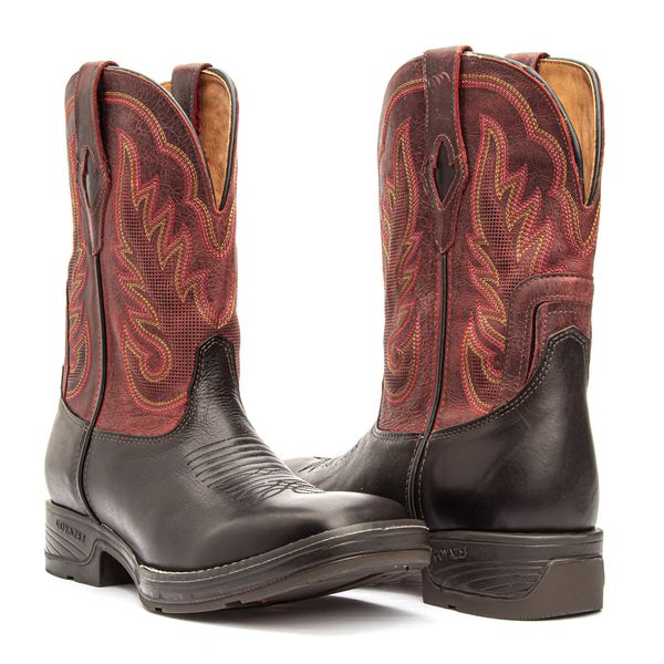 BOTA MASCULINA GOYAZES PRETA Horses Ville O Shopping do Cavaleiro