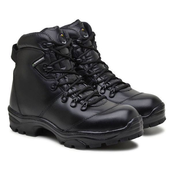 Bota Tática Militar Hidrofugada Everest Preta - Kallucci