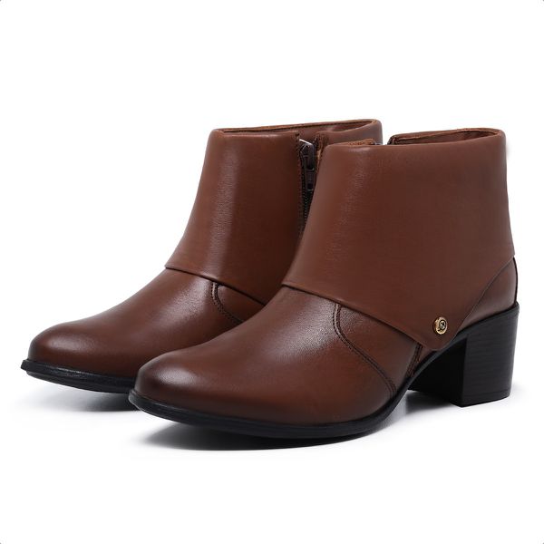 BOTA CLEO Cor: 0107 havana