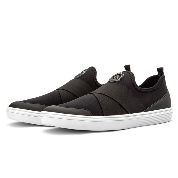 TENIS SLIP-ON MASCULINO DE NEOPRENE SPORT FLY PRETO