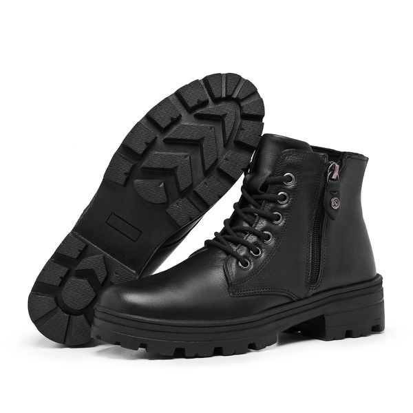 BOTA AYLA COR 0905 PRETO SOLA TRATORADA Mister Couros