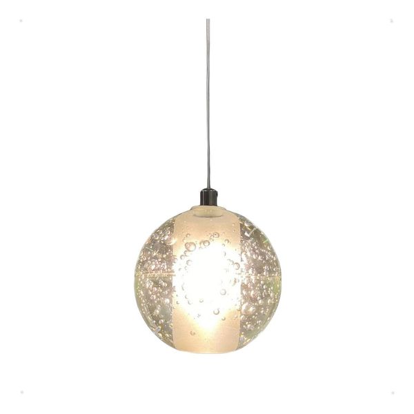 PENDENTE DARYA CRISTAL BALL COM LÂMPADA G4 