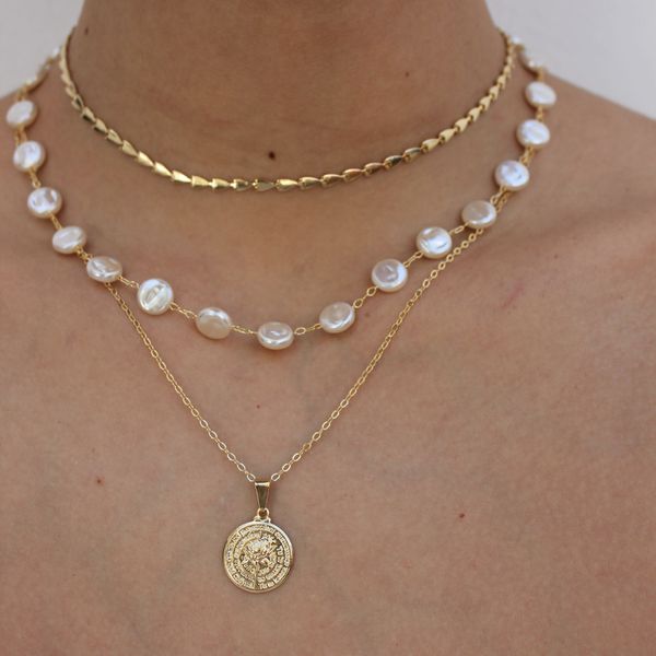Colar Choker Setas Folheado em Ouro 18k