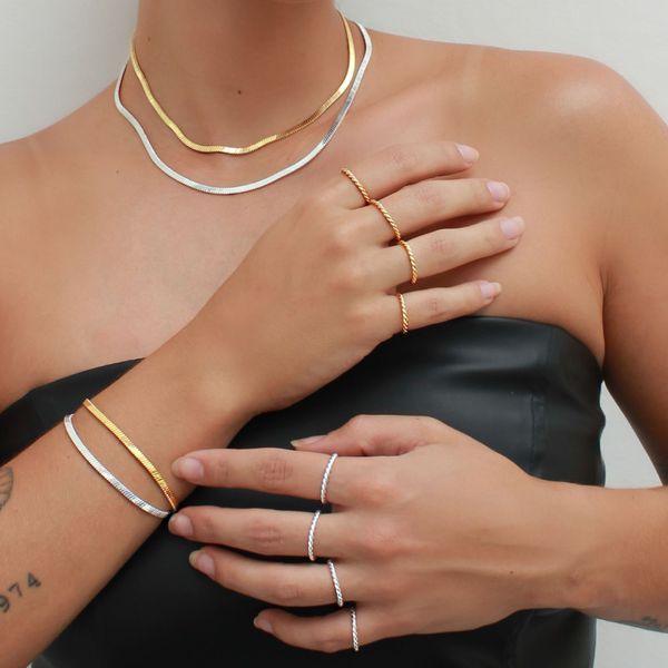 Pulseira Malha Vintage Folheado em Ouro 18k
