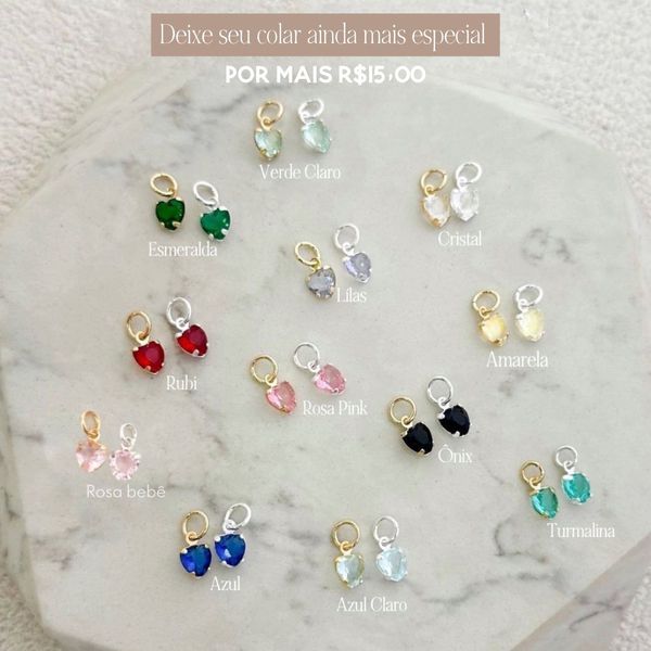 Colar Flower Personalizado Banhado a Ouro 18k