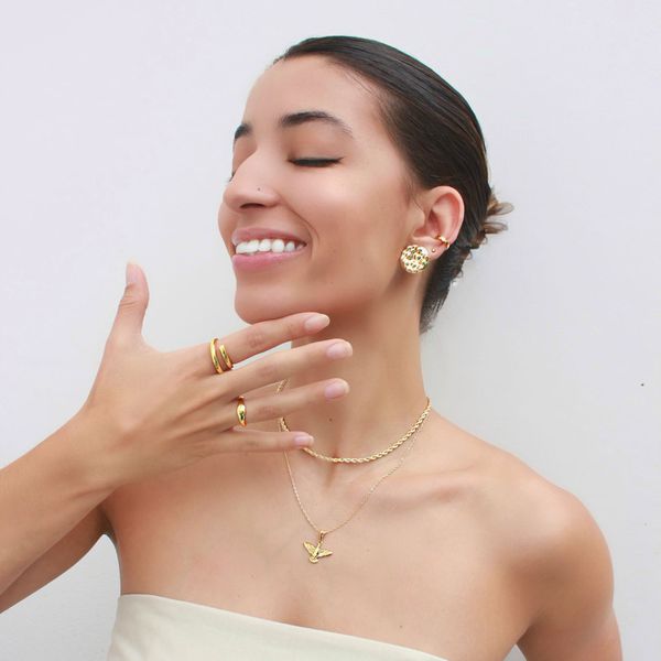 Colar Choker Cordão Baiano Folheado em Ouro 18k