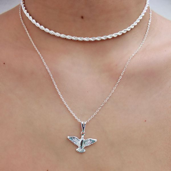 Colar Choker Cordão Baiano Folheado em Prata 925