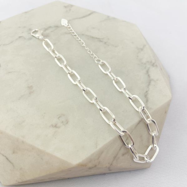 Pulseira Elos Cartier Folheado em Prata 925