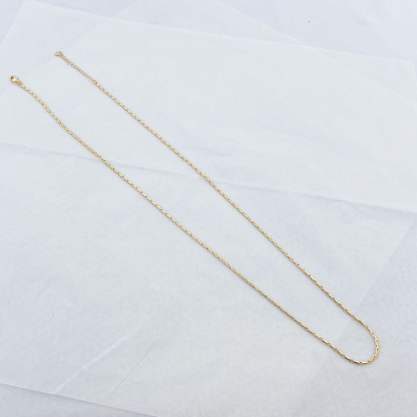 Colar Longo Becky Fino Folheado em Ouro 18k