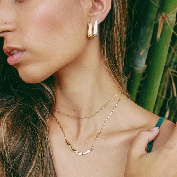 Colar Choker Cartier Fina Folheado em Ouro 18k