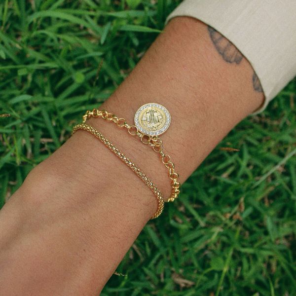 Pulseira Pipoca Folheado em Ouro 18k
