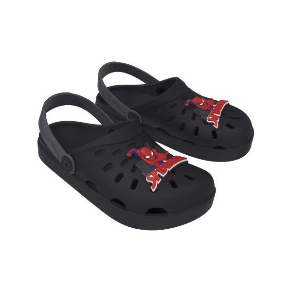 Babuche Infantil Masculino Homem-Aranha Preto - Grendene