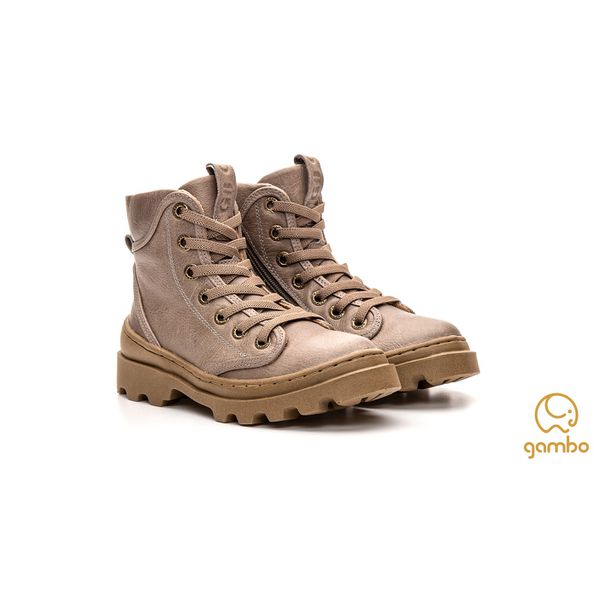 Bota Coturno Infantil Masculina Concreto Gambo