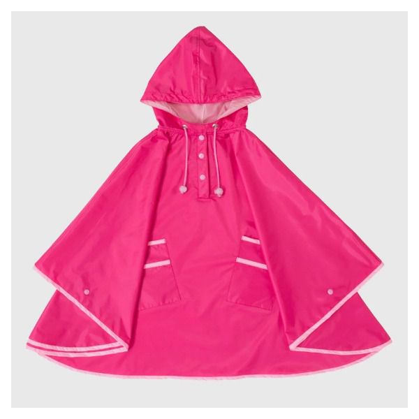 Capa de Chuva Lisa Rosa Pink KidSplash!