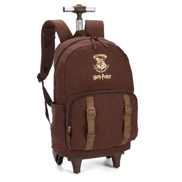 Mochila de Costas e Rodas Juvenil Hogwarts Harry Potter - Luxcel