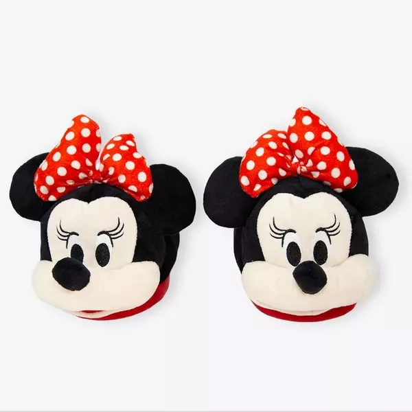 Pantufa 3D Adulto Minnie Mouse - Disney