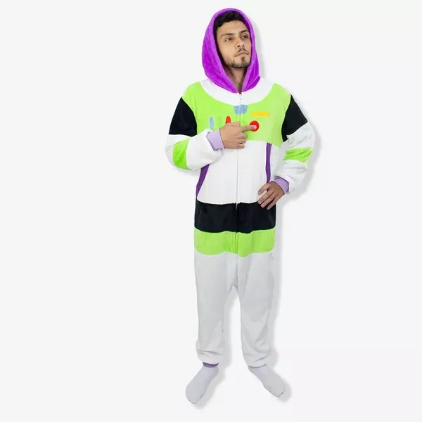Macacão Kigurumi Adulto Buzz Lightyear Disney Pixar
