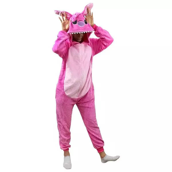 Macacão Kigurumi Adulto Angel Lilo e Stitch Disney