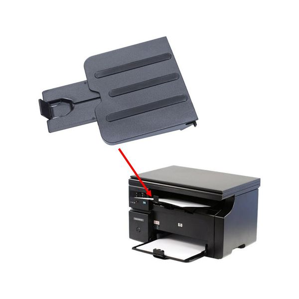 Suporte Saída Papel Compatível Com HP M1132 M1212 M1210 Nova Rm1-7727