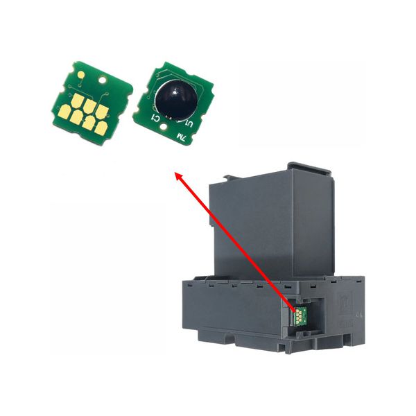 Chip Caixa de Manutenção Compatível Para Epson C9344 EcoTank L5590 Xp2100 Xp-3100 Wf-2810