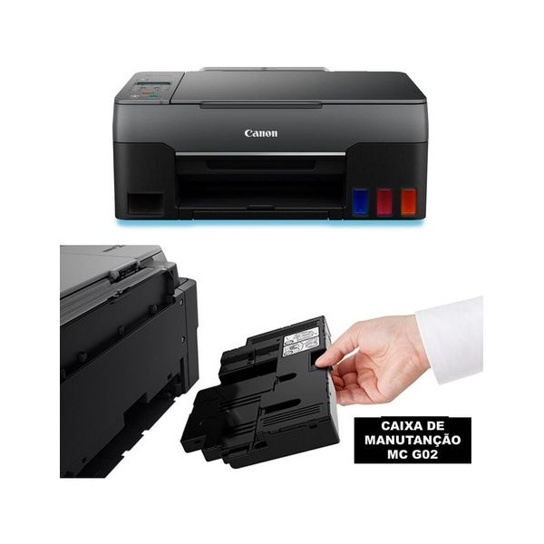 Caixa de Manutenção Compatível com Canon MC-G02 G3060 G2160 G3160 G2260