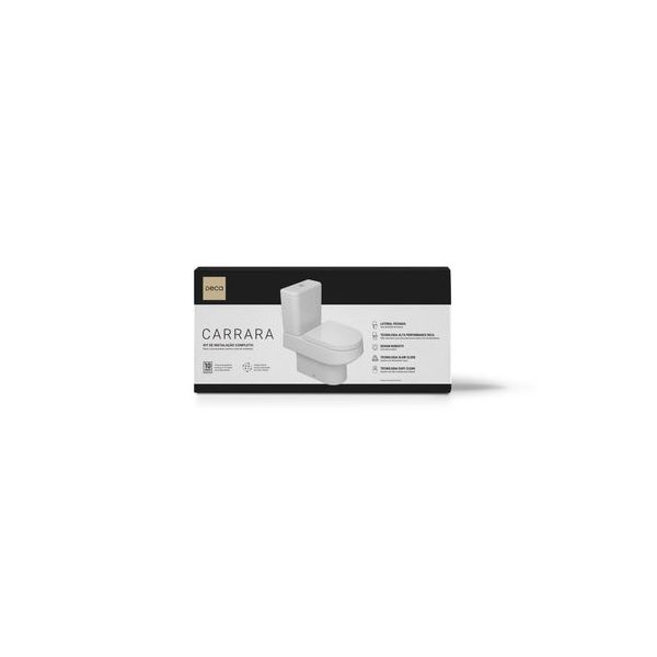Kit Bacia Deca Carrara Com Caixa Acoplada Deca Branco - KP.606.17