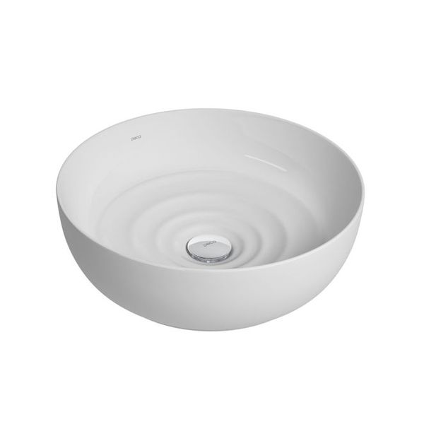Cuba de Apoio Deca Redonda 40cm Gota Branco L.12040.GT.17
