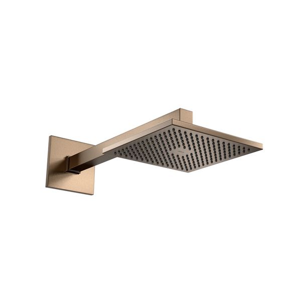 Chuveiro Deca com Tubo de Parede Quadrado Corten Matte 1992.CT.CT.MT