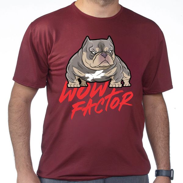 Camiseta Wow Factor- Vinho 