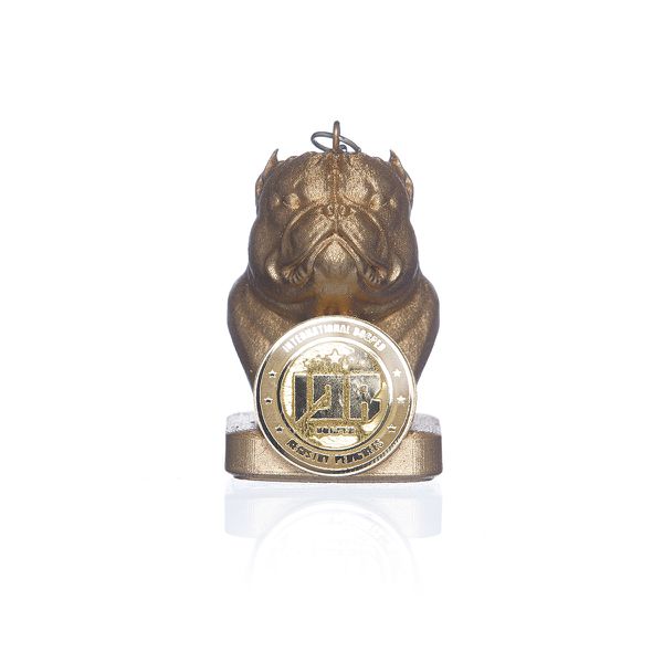 CHAVEIROS TROFEU EXOTIC BULLY IDR - OURO