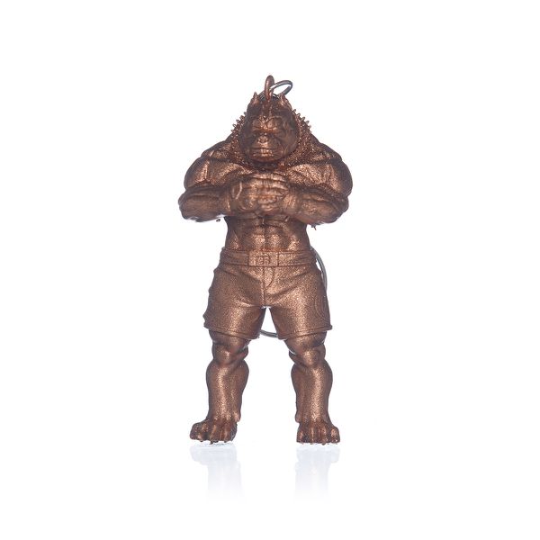 CHAVEIRO MASCOTE IDR OFICIAL - BRONZE