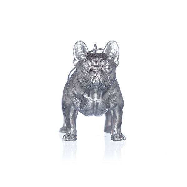CHAVEIRO BULDOGUE FRANCÊS- PRATA