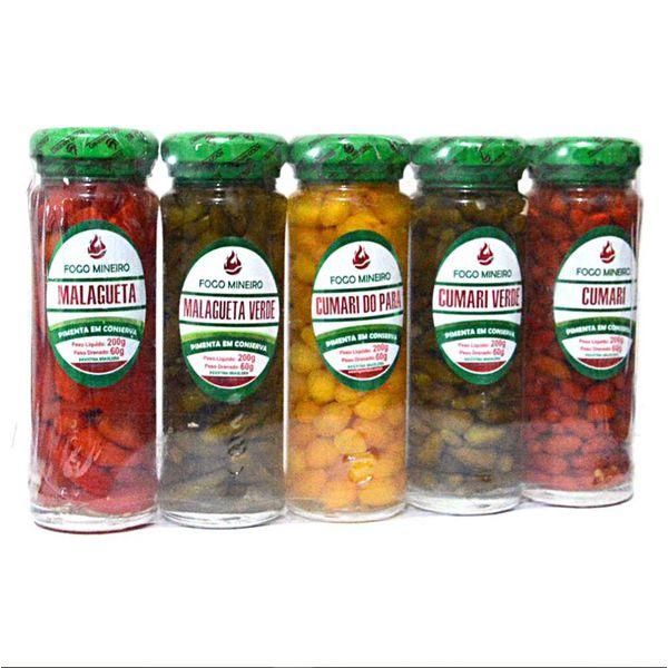 KIT PIMENTA EM CONSERVA FOGO MINEIRO