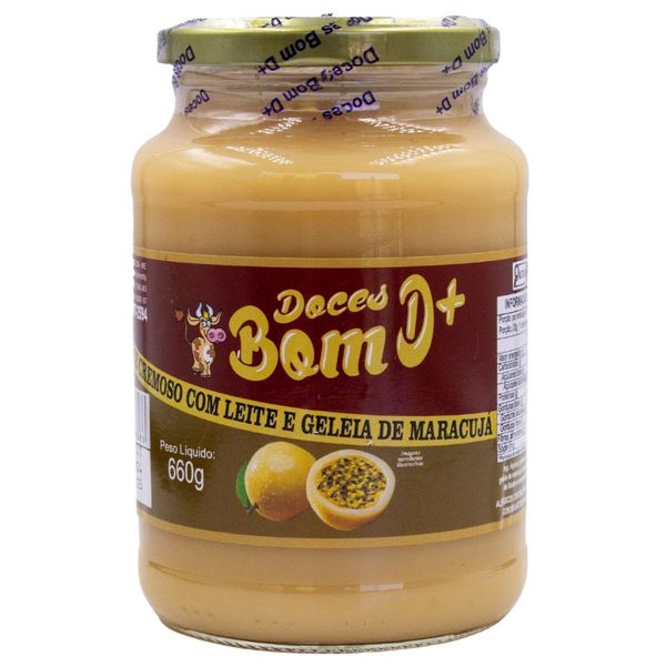 DOCE DE LEITE COM MARACUJÁ BOM D+ 