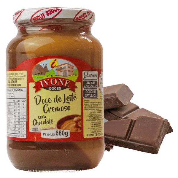 DOCE DE LEITE COM CHOCOLATE IVONE