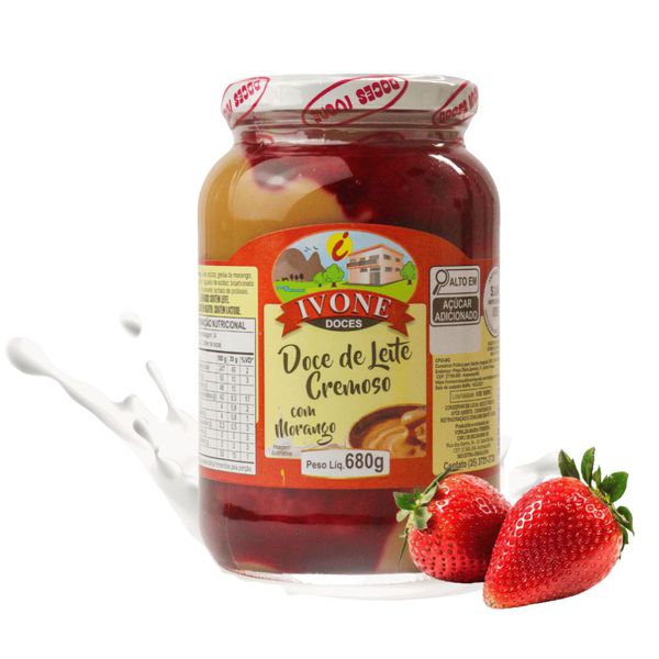DOCE DE LEITE COM MORANGO IVONE