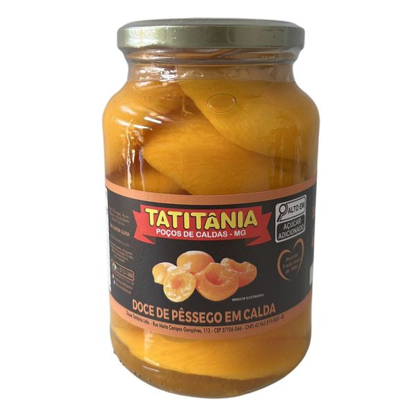 DOCE DE PESSEGO EM CALDA TATITÂNIA